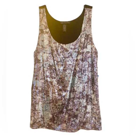 INC Sleeveless Sequined Tunic XL - Picture 1 of 8